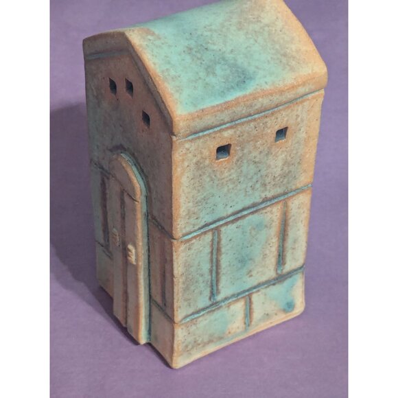 Tzedakah Charity Box Pushka Shul Pottery Handmade Judaica Israel VTG Signed - Picture 6 of 7